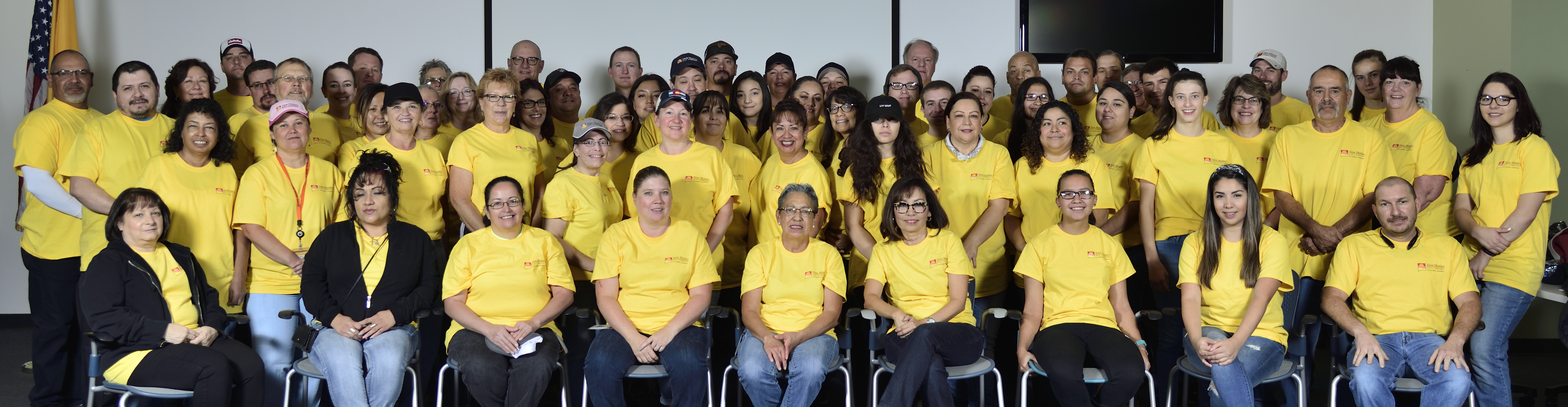 NMGC employees from around the state volunteer their time to weatherize senior citizen homes in Albuquerque and Rio Rancho.